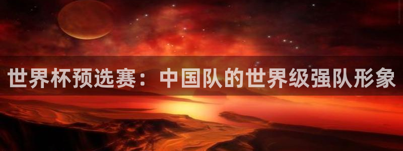 世界杯对阵表:世界杯预选赛:中国队的世界级强队形象